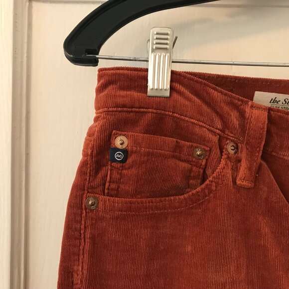 Anthropologie | AG Stevie Corduroy Pants in Burnt Orange - Picture 4 of 13